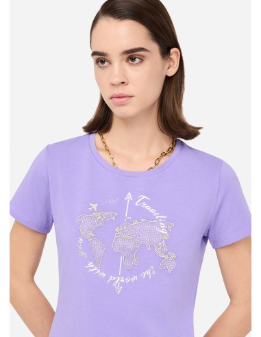 Liu Jo T-shirt met gelamineerde print