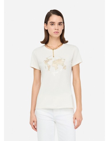 Liu Jo T-shirt met gelamineerde print