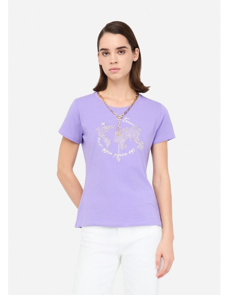 Liu Jo T-shirt met gelamineerde print