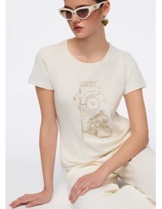 Liu Jo T-shirt met gelamineerde print 2