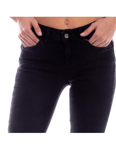 Skinny jeans van denim met Swarovski van Liu Jo
