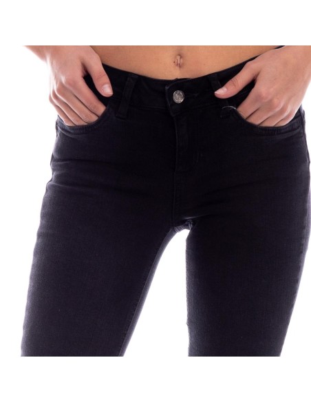 Skinny jeans van denim met Swarovski van Liu Jo