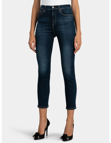 Denim cropped skinny Liu Jo