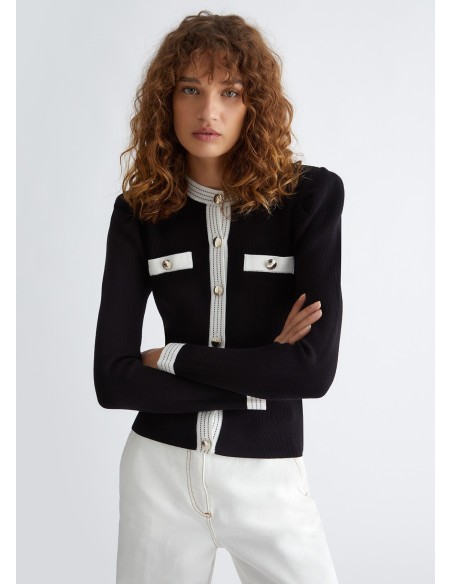 Gebreid vest Liu Jo