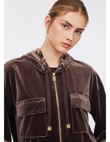 Liu Jo hoodie van chenille_velours