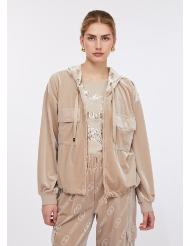 Liu Jo hoodie van chenille_velours