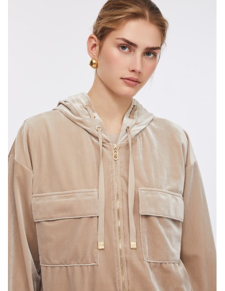Liu Jo hoodie van chenille_velours