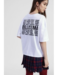 Oversized T-shirt met korte mouwen en Dixie-print