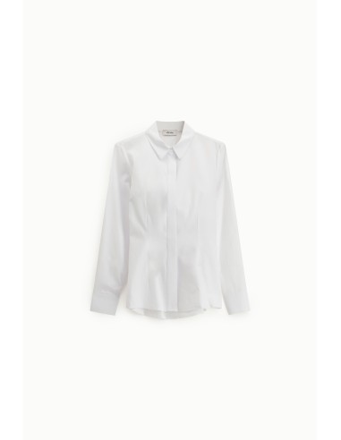 Dixie-shirt met klassieke kraag en verborgen knopen