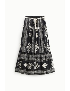 Dixie rok met geometrisch patroon