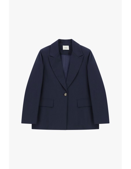 Dixie blazer met één rij knopen en klepzakken
