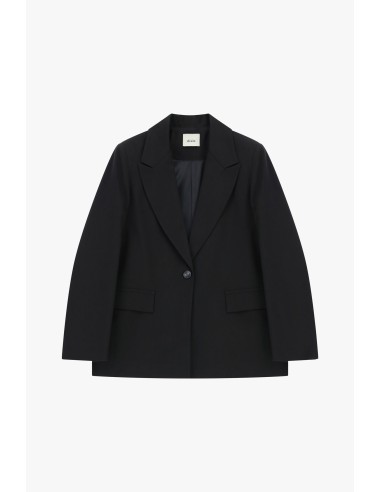 Dixie blazer met één rij knopen en klepzakken