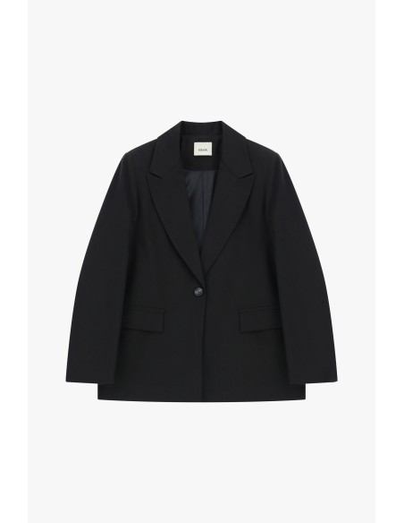 Dixie blazer met één rij knopen en klepzakken