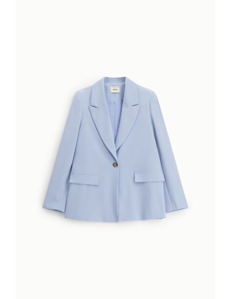 Dixie blazer met één rij knopen en klepzakken