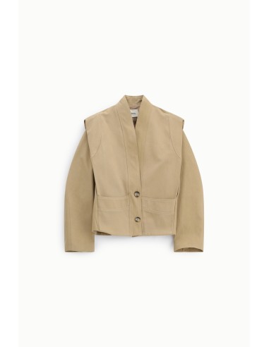 Korte blazer met dubbele borstzak en sluiting met twee knopen Dixie