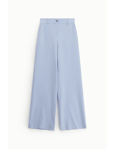 Dixie Palazzo-broek met hoge taille en wijde pijpen