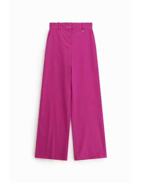 Dixie Palazzo-broek met hoge taille en wijde pijpen