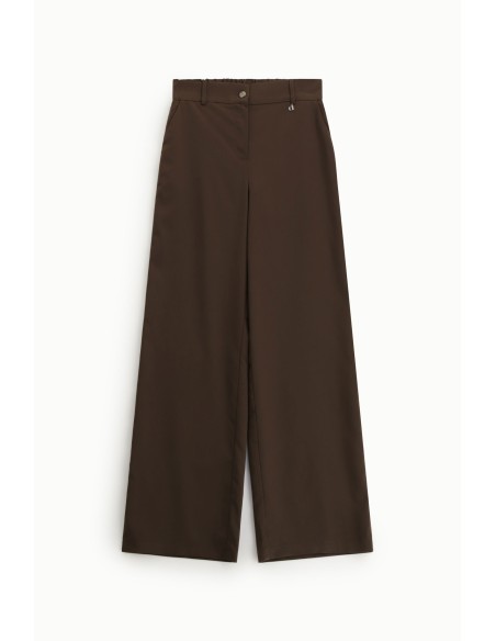 Dixie Palazzo-broek met hoge taille en wijde pijpen