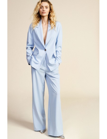 Dixie Palazzo-broek met hoge taille en wijde pijpen