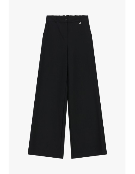 Dixie Palazzo-broek met hoge taille en plooien