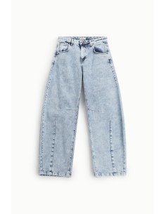 Dixie-jeans met wijde pijpen en contrasterende naden aan de voorkant 2