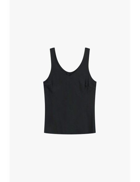 Dixie Tanktop Met Wijde Halslijn En Losse Pasvorm