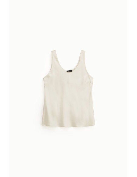 Dixie Tanktop Met Wijde Halslijn En Losse Pasvorm
