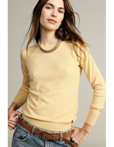 Basic Dixie pullover met ronde hals