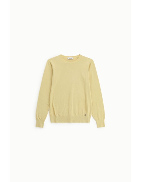 Basic Dixie pullover met ronde hals