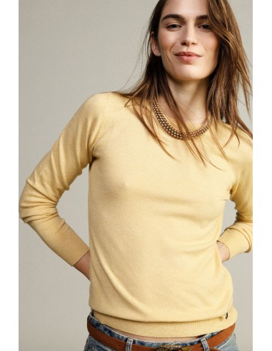 Basic Dixie pullover met ronde hals