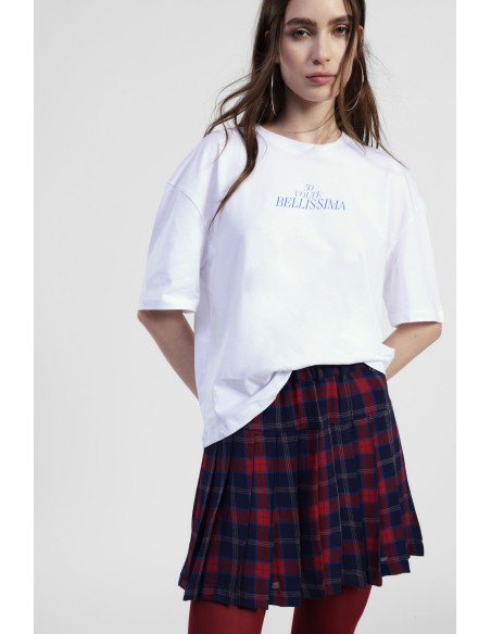 Dixie T-shirt met print op de voorkant en losse pasvorm