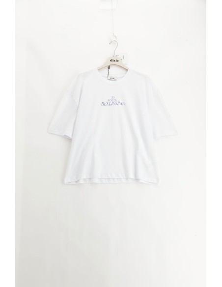 Dixie T-shirt met print op de voorkant en losse pasvorm