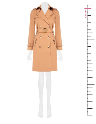 Lange trenchcoat van Rinascimento