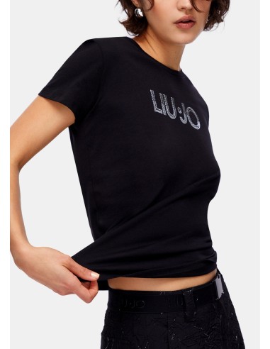 T-shirt met strass van Liu Jo