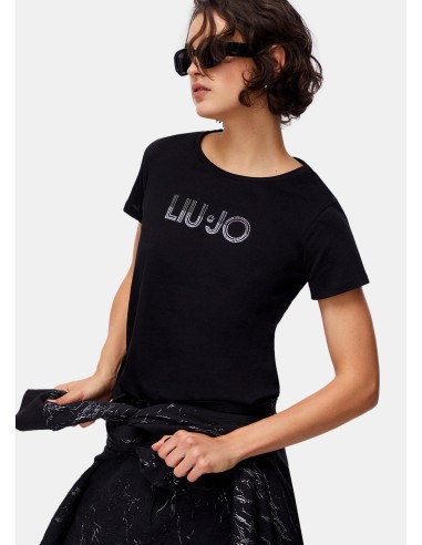 T-shirt met strass van Liu Jo