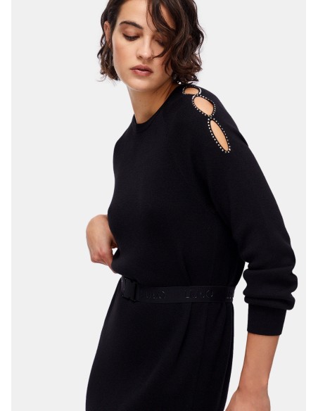 Gebreide jurk met cut-outdetails Liu Jo