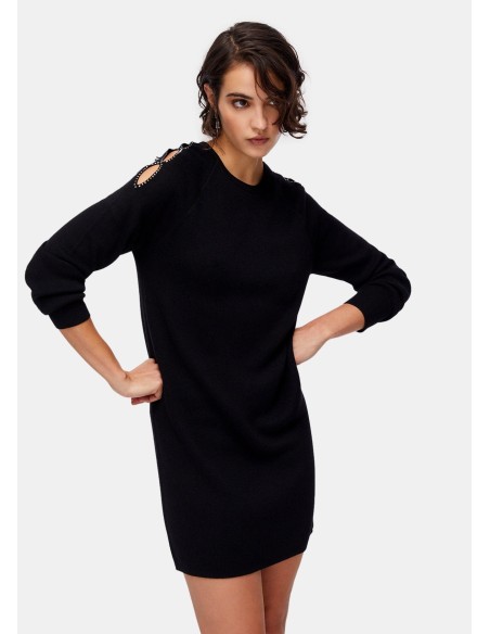 Gebreide jurk met cut-outdetails Liu Jo