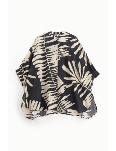 Oversized blouse met bladerenprint Dixie