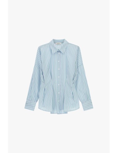 Gestreepte blouse met lange mouwen en knoopsluiting aan de voorkant Dixie