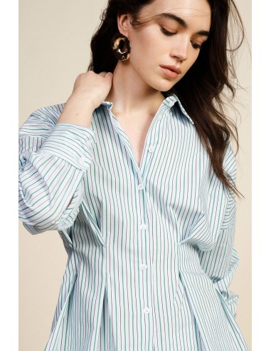 Gestreepte blouse met lange mouwen en knoopsluiting aan de voorkant Dixie