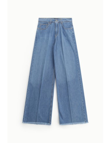 Dixie-jeans met wijde pijpen en franjes