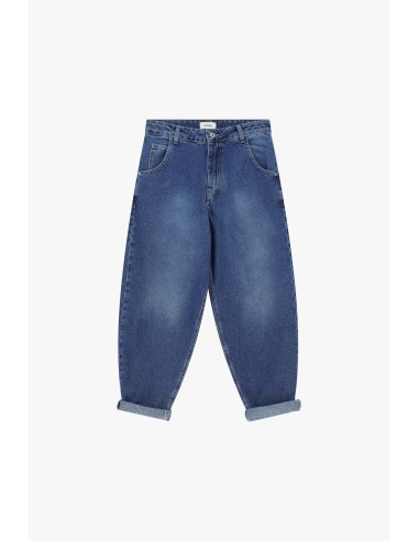 Dixie Balloon-jeans met omgeslagen broekspijpen en normale taille
