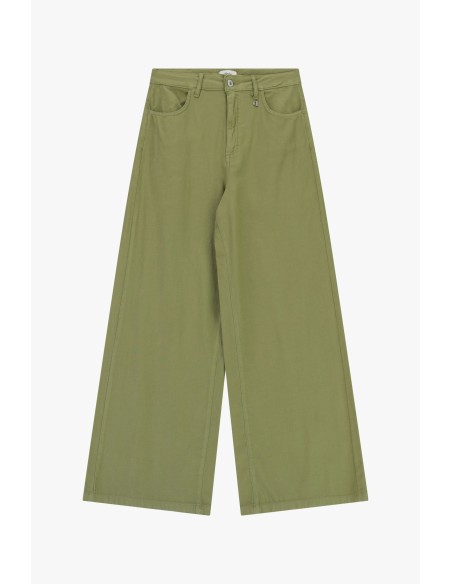 Dixie Palazzo-broek met hoge taille en wijde pijpen