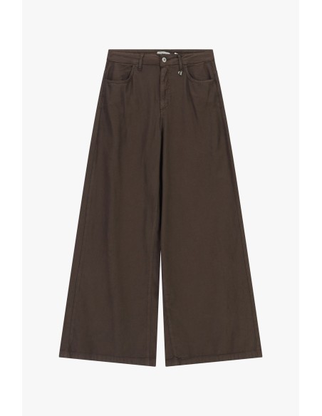 Dixie Palazzo-broek met hoge taille en wijde pijpen