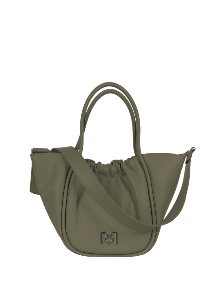 Maxi-handtas van imitatieleer met uitneembare binnenpochette en afneembare schouderriem Rinascimento