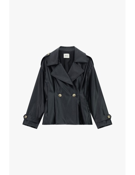 Korte double-breasted blazer met gestructureerde schouders Dixie