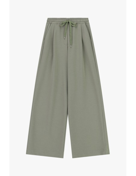 Cropped palazzobroek met elastische taille van Dixie