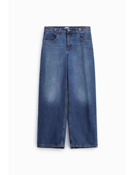 Dixie-jeans met wijde pijpen, hoge taille en zakken
