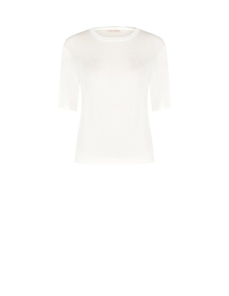 Regular T-shirt van ultralichte viscose Rinascimento