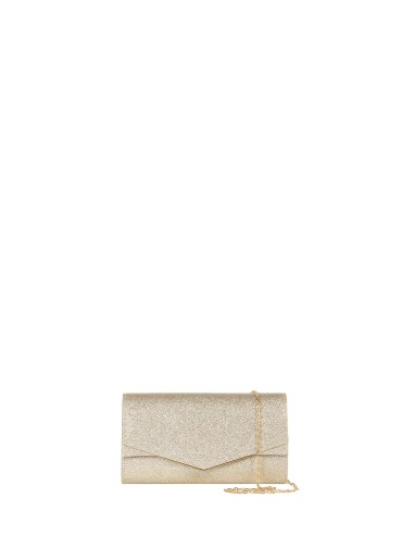 Harde glitterclutch met interne kettingschouderriem Rinascimento